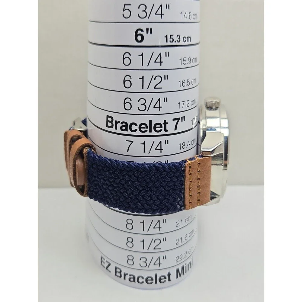 Mens Breda Bespoke Post 44mm Classic Watch Silver Tone Minimalist New Battery
